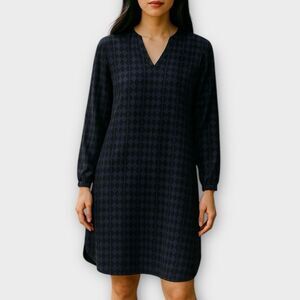 Cabi Harlequin Diamond Print Chiffon Dress Size XS